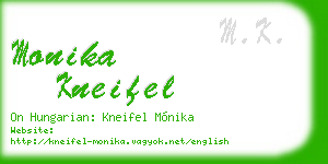 monika kneifel business card